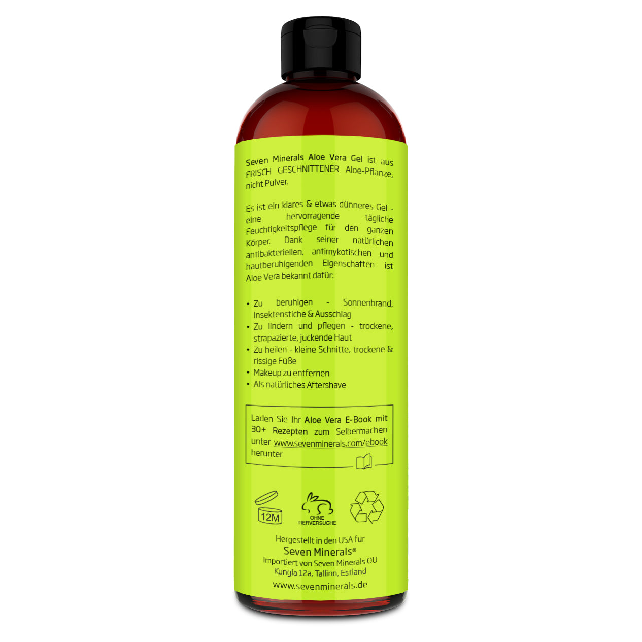 Aloe Vera Gel – 99% Bio, 355 ml