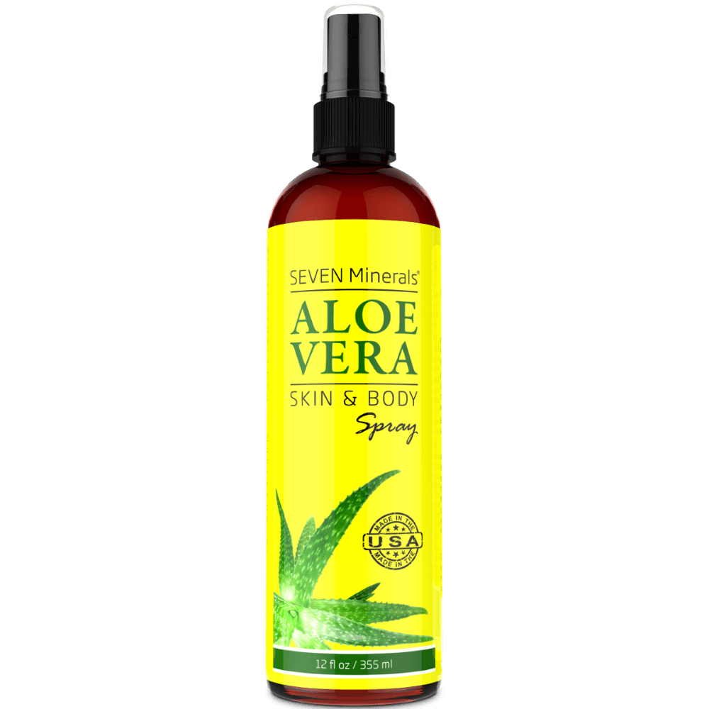 Aloe Vera Spray für Haut & Haar – 99 % Bio, 335 ml ~ Seven Minerals – Seven Minerals DE